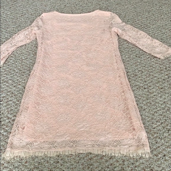 NY & Co Pink Lacey Dress, XS - Picture 5 of 7